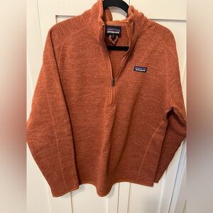 Women’s Patagonia Zip-Up Sweater in Rust